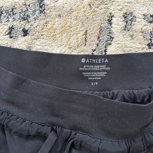 Women's Athleta Attitude Lined Joggers 2P Black